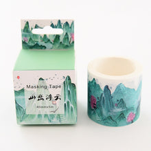 Load image into Gallery viewer, Japanese Landscape Floral Washi Tape (7 Designs)