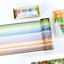 Load image into Gallery viewer, Morandi Gold Foiled Washi Tape Set (20pcs a set) - Original Kawaii Pen