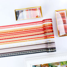Load image into Gallery viewer, Morandi Gold Foiled Washi Tape Set (20pcs a set) - Original Kawaii Pen