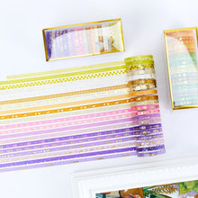 Load image into Gallery viewer, Morandi Gold Foiled Washi Tape Set (20pcs a set) - Original Kawaii Pen