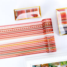 Load image into Gallery viewer, Morandi Gold Foiled Washi Tape Set (20pcs a set) - Original Kawaii Pen