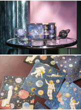 Load image into Gallery viewer, Le Petit Galaxy Washi Tape + Stickers