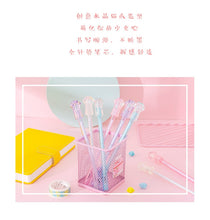 Load image into Gallery viewer, Crystal Cat Paw Gel Pens ( 4pcs set)