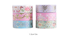 Load image into Gallery viewer, Floral Blossom Washi Tape (6 Designs)