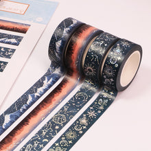 Load image into Gallery viewer, Japanese Sunset Washi Tapes (6 Designs)
