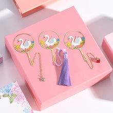 Load image into Gallery viewer, Japanese Swan Gold Bookmarks