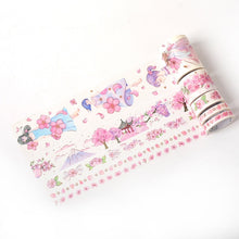 Load image into Gallery viewer, Sakura Crane Gold Series Washi Tape Sets (23 Designs)