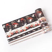 Load image into Gallery viewer, Sakura Crane Gold Series Washi Tape Sets (23 Designs)