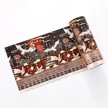 Load image into Gallery viewer, Sakura Crane Gold Series Washi Tape Sets (23 Designs)
