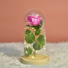 Load image into Gallery viewer, Exotic Rose in Glass Led Lamp (26 Designs)