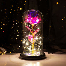 Load image into Gallery viewer, Exotic Rose in Glass Led Lamp (26 Designs)