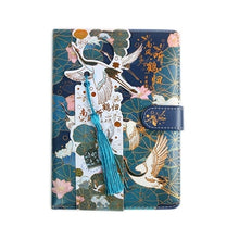 Load image into Gallery viewer, Japanese "Missed-Time" Gold Series Leather Notebook Planner