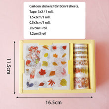 Load image into Gallery viewer, Kawaii Washi Tape + Stickers Gift Set - Original Kawaii Pen