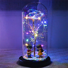 Load image into Gallery viewer, Exotic Rose in Glass Led Lamp (26 Designs)