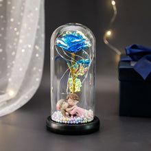 Load image into Gallery viewer, Exotic Rose in Glass Led Lamp (26 Designs)
