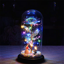 Load image into Gallery viewer, Exotic Rose in Glass Led Lamp (26 Designs)