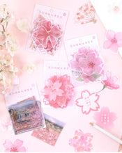 Load image into Gallery viewer, Japanese Cherry Blossom Memo Pad