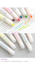Load image into Gallery viewer, Knock Type Fluorescent Highlighter Set ( 6pcs) - Original Kawaii Pen
