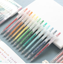 Load image into Gallery viewer, Napoli Multi-Color Gel Pen Set (12 color Set)