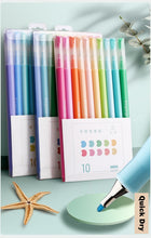 Load image into Gallery viewer, Retro & Macaron Multi-Color Gel Pen Sets (10 pcs a set)