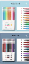 Load image into Gallery viewer, Retro & Macaron Multi-Color Gel Pen Sets (10 pcs a set)