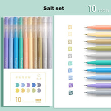 Load image into Gallery viewer, Retro & Macaron Multi-Color Gel Pen Sets (10 pcs a set)