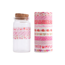 Load image into Gallery viewer, Japanese Floral & Heart Masking Tape Set (20pcs)