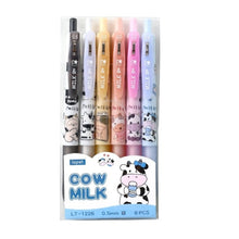 Load image into Gallery viewer, Cow Milk Gel Ink Pen Set