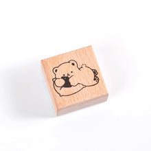Load image into Gallery viewer, Cute Bear Rubber Stamps
