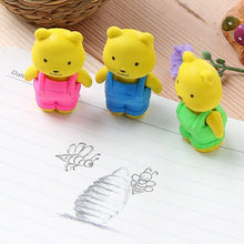 Load image into Gallery viewer, Cute Bear Erasers (3pcs)