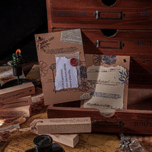 Load image into Gallery viewer, Da Vinci Cipher Key Series Wooden Stamp