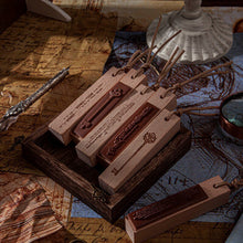Load image into Gallery viewer, Da Vinci Cipher Key Series Wooden Stamp