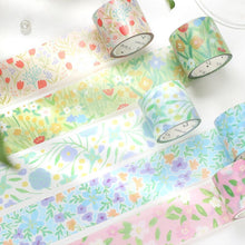 Load image into Gallery viewer, The Floral Garden Wide Masking Tapes (6 Designs)