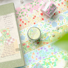 Load image into Gallery viewer, The Floral Garden Wide Masking Tapes (6 Designs)