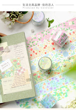 Load image into Gallery viewer, The Floral Garden Wide Masking Tapes (6 Designs)