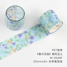 Load image into Gallery viewer, The Floral Garden Wide Masking Tapes (6 Designs)