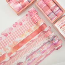 Load image into Gallery viewer, Sakura & Clouds Washi Tape Set (12pcs) - Original Kawaii Pen