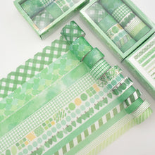 Load image into Gallery viewer, Green Land Washi Tape Set - (12pcs ) - Original Kawaii Pen