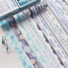 Load image into Gallery viewer, Purple Planet Washi Tape Set (12pcs)