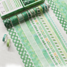 Load image into Gallery viewer, Green Land Washi Tape Set - (12pcs ) - Original Kawaii Pen