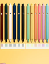 Load image into Gallery viewer, Retro Color Click Gel Pen Sets (6pcs)
