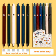 Load image into Gallery viewer, Retro Color Click Gel Pen Sets (6pcs)