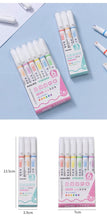 Load image into Gallery viewer, Multi-color Curved Line Highlighters (6 pcs)