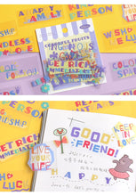 Load image into Gallery viewer, Colorful English Letters Stickers