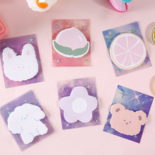 Load image into Gallery viewer, Kawaii Fruits & Animals Sticky Notes