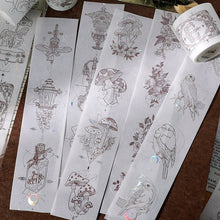 Load image into Gallery viewer, Japanese West Sea Notes Series Laser Masking Tapes - Original Kawaii Pen