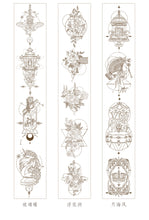 Load image into Gallery viewer, Japanese West Sea Notes Series Laser Masking Tapes - Original Kawaii Pen