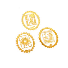 Load image into Gallery viewer, Fairy Garden Gold Series Bookmarks (3pcs a set)