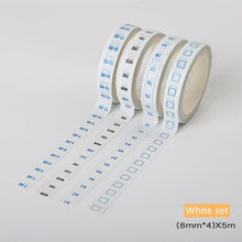 Load image into Gallery viewer, Mini Agenda Planner Washi Tape Set (4pcs) - Original Kawaii Pen
