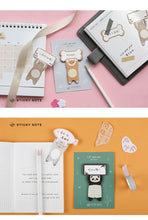 Load image into Gallery viewer, Lift Paw Paw Cartoon Memo Pad Set (4pcs)